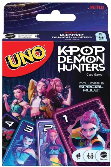 Настольная игра UNO K-Pop Demon Hunters (K-Поп)