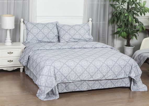 Комплект постільної білизни Soho Полуторний 150х200 см Charme Grey | Зображення 1
