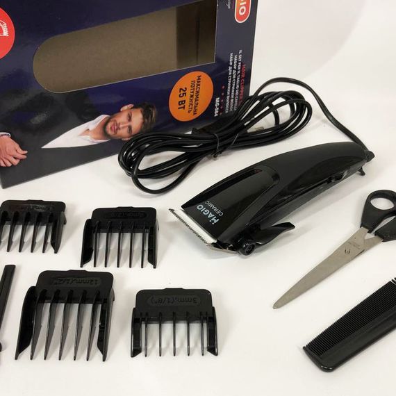 Многофункциональный триммер для стрижки волос и тела MAGIO, Машинка для стрижки от акб OH-53 | Зображення 6