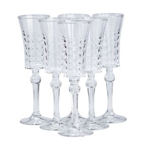 Набор бокалов для шампанского 6 шт по 150 мл прозрачный HP4156