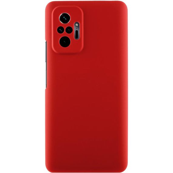 Чохол TPU GETMAN Liquid Silk Full Camera для Xiaomi Redmi Note 10 Pro / 10 Pro Max Червоний / Dark Red