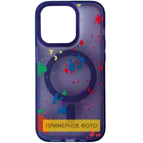 Чехол TPU+PC Flush with MagSafe для Samsung Galaxy S24 / S25 Dark purple