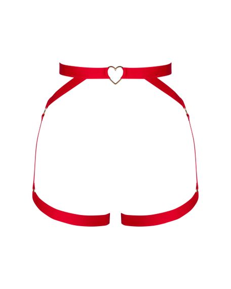 Портупея на бедра Obsessive Elianes Красная XL/2XL | Зображення 5