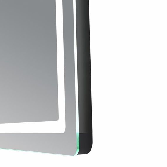 Дзеркало Qtap Mideya (MI2) 800х600 з годинником, з LED-підсвічуванням Touch, з антизапотіванням, димером, рег. яскравості | Зображення 4