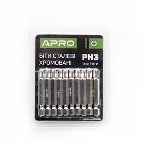 Бита РН3*50мм хром, 10шт/уп APRO