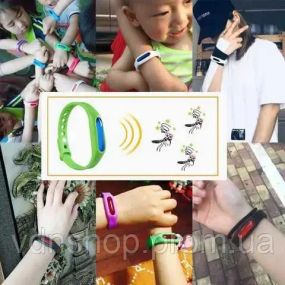 Силиконовый браслет от комаров MOSQUITO BRACELET