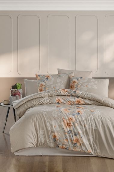 Постельное белье First Choice Ranforce 200 х 220 см Annabel Cappucino