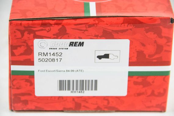 Колодки передні гальмівні Ford Escort/Sierra 84-99 (ATE), GOODREM (RM1452) | Зображення 2