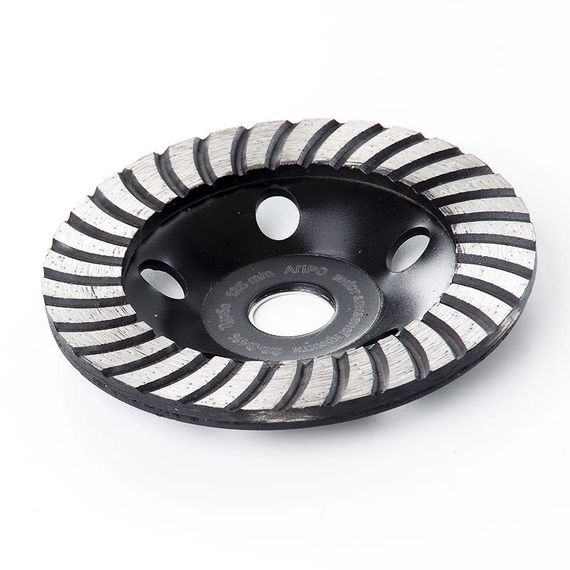 Чаша алмазная шлифовальная 125мм 22-24% Турбо APRO | Зображення 1
