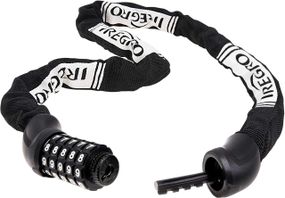 Цепной велосипедный замок Iregro с кодом 90 см, стальной, кодовый замок для электросамоката, мотоцикла, байка