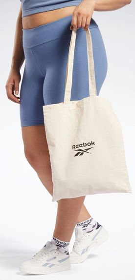 Екосумка-шопер для покупок Reebok Classic бежева | Зображення 2