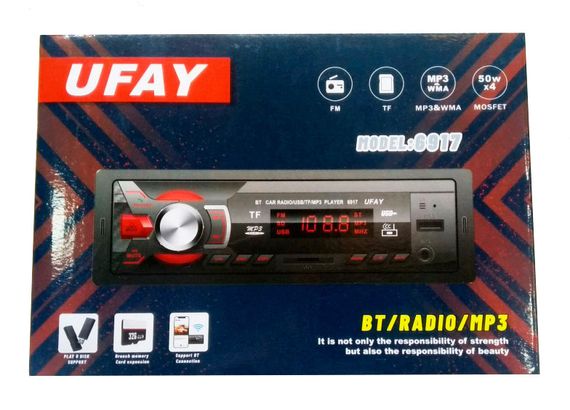 Автомагнитола UFAY 6917 Bluetooth 4x25W автомобильная магнитола Черный | Зображення 4