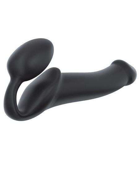 Безремінний страпон Strap-On-Me Black XL, повністю регульований, діаметр 4,5 см | Зображення 1