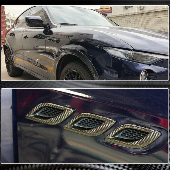 Накладки на передні крила (2013-2017, Карбон) для Maserati Quattroporte рр | Зображення 3