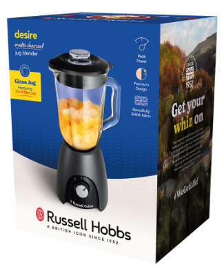 Стаціонарний  лендер Russell Hobbs 27121-56 Matte Charcoal Jug Blender | Зображення 8
