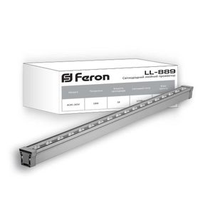 Архитектурный светодиодный прожектор Feron LL-889 18 Вт 2700 К, металлик