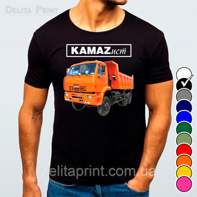 Футболка с принтом авто "Камазист"