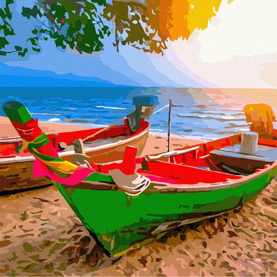 Картина по номерам. "На узбережжі Таїланду" 40х40 10515-АС