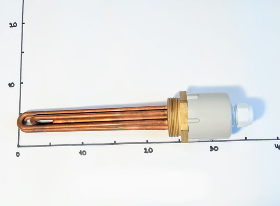 Блок ТЭНов 4500W с резьбой 2" 380V | Зображення 2