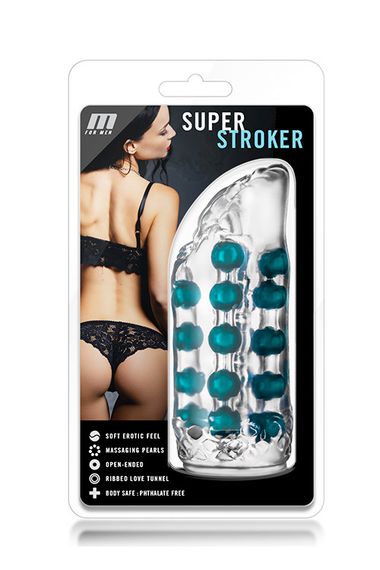 Мастурбатор M FOR MEN SUPERSTROKER CLEAR | Зображення 1
