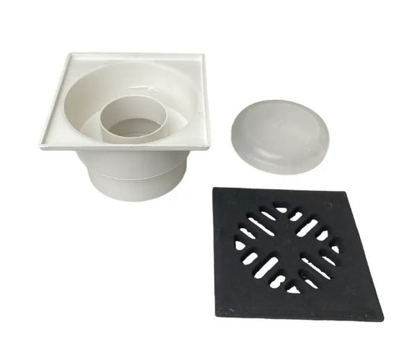 Трап SanStore с чугунной решеткой 150*150мм 1505203 | Зображення 1