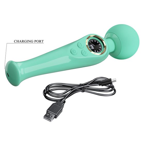Вібромасажер PRETTY LOVE - Skyler Green, 10 vibration functions 9 speed levels sexstyle | Зображення 6