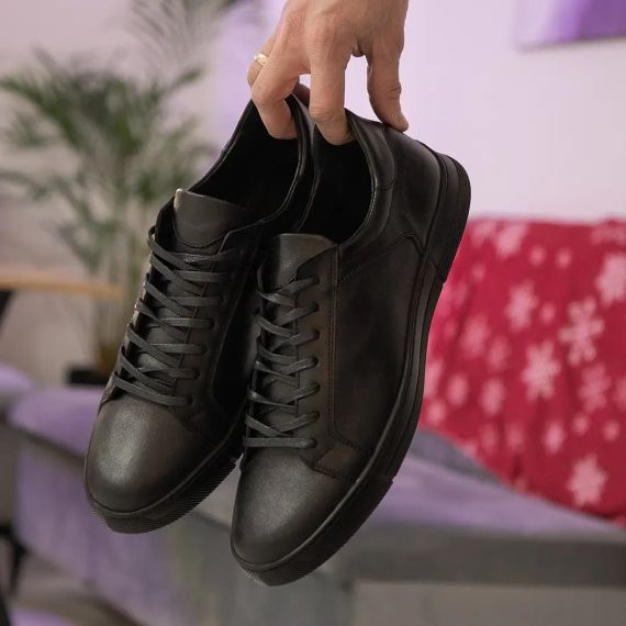 Чорні чоловічі кеди 47 розмір 31,4 см | Зображення 6