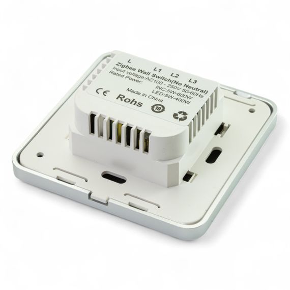 433131 Розумний сенсорний вимикач Tervix Pro Line ZigBee Touch Switch (2 клавіші), без нуля | Зображення 2