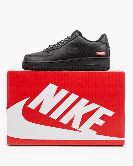 Кросівки Air Force 1 '07 Supreme "Black" весна / літо / осінь 0393 39 25 см | Зображення 7