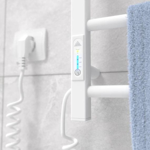 Електрична рушникосушарка Laris Зебра Альфа ЧФ6 400 х 600 Е (підкл. зліва) R3 | Зображення 4