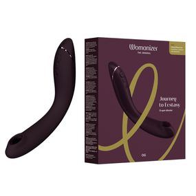 Вібратор для точки G c вакуумною стимуляцією Womanizer OG Aubergine Sex Aura