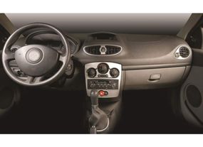 Накладки на панель 2008-2012 карбон для Renault Clio III рр