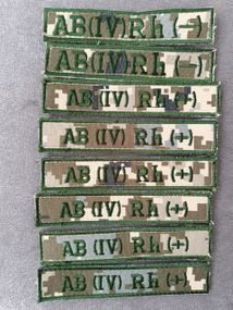 Шеврон полоска Группа крови 4- (пиксель)