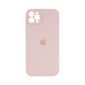 Чохол накладка Silicone Case Full Camera Protection для iPhone 14 Pro- pink sand