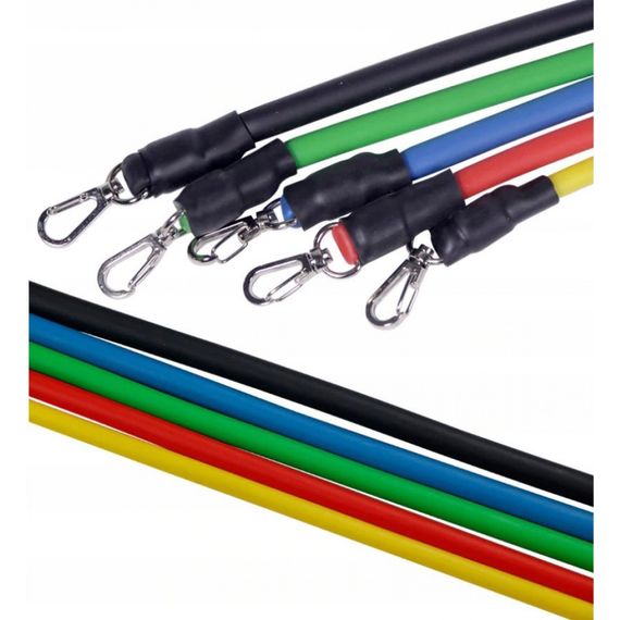 Набір трубчастих еспандерів 4FIZJO 5 шт 5-14 кг (P-5907739312471) | Зображення 1