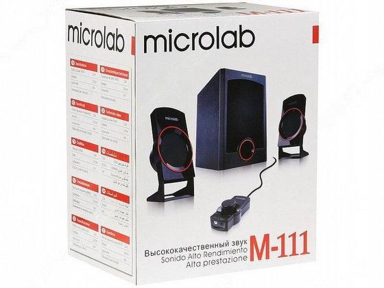 Колонки MICROLAB 2.1 M-111 Black (M-111-Black) | Зображення 1