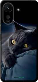 Чохол на Xiaomi Poco C65 Димчастий кіт "825b-3447-2448"