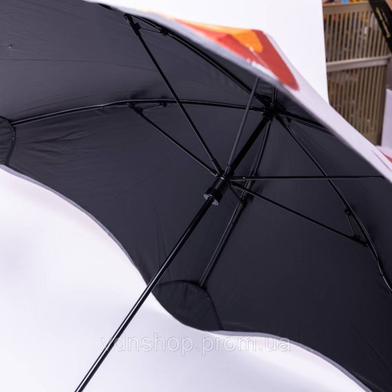 Парасолька дитяча механічна елегантна з принтом міцна надійна з поліестеру діаметр 90 см Білий HP-23-13W | Зображення 9