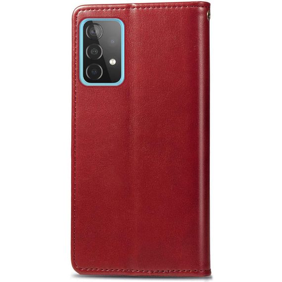 Шкіряний чохол-книжка GETMAN Gallant (PU) для Samsung Galaxy A33 5G Штучна шкіра, Слот для візитки, Червоний | Зображення 1