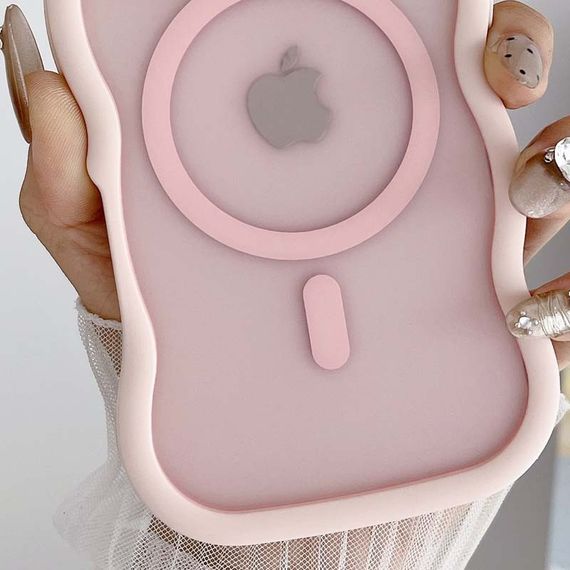 Чохол TPU+PC Undine with MagSafe для Apple iPhone 15 (6.1") Pink | Зображення 1
