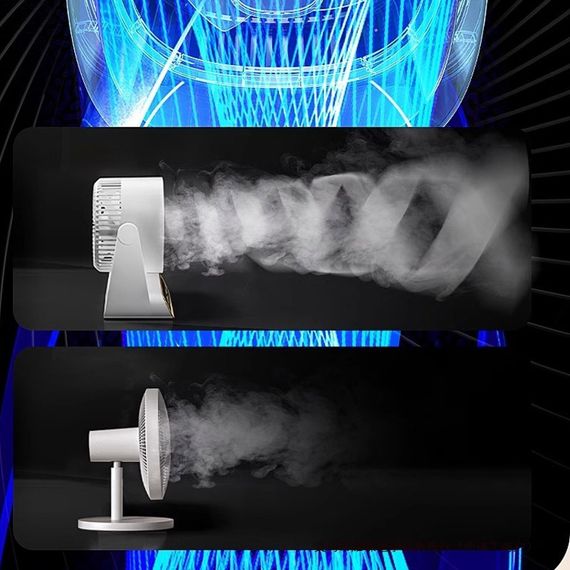 Настільний вентилятор F16 Smart 4000mAh White | Зображення 5