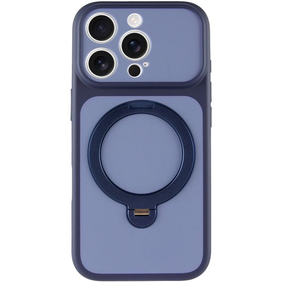 Чохол Ummi Full Camera with Magnetic Fit HQ Ring для Apple iPhone 15 Pro (6.1") Navy Blue | Зображення 1