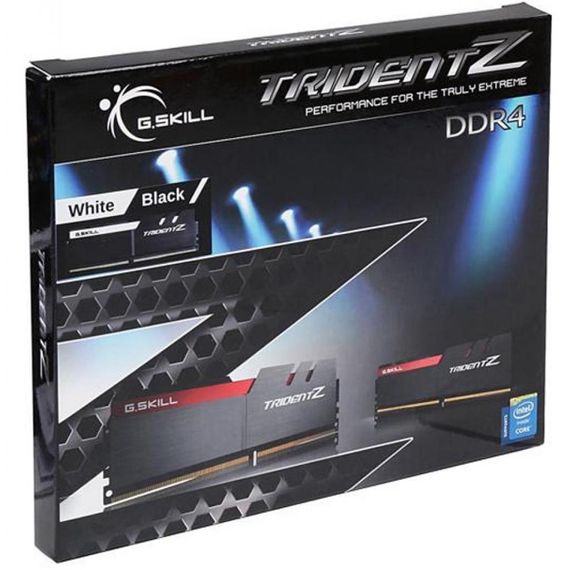 Модуль пам'яті для комп'ютера DDR4 16GB (2x8GB) 3200 MHz Trident Z Black H/White G.Skill (F4-3200C16D-16GTZKW) | Зображення 2