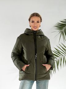 Утеплена куртка, арт.417/1, хакі