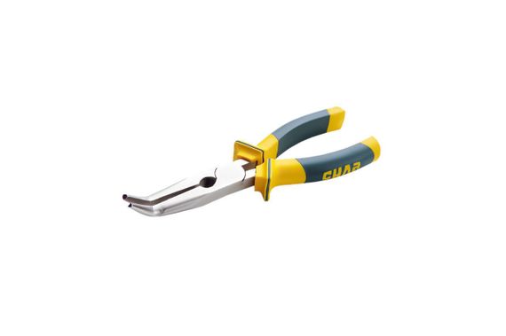 Длинногубцы изогнутые обрезиненные 180мм СИЛА