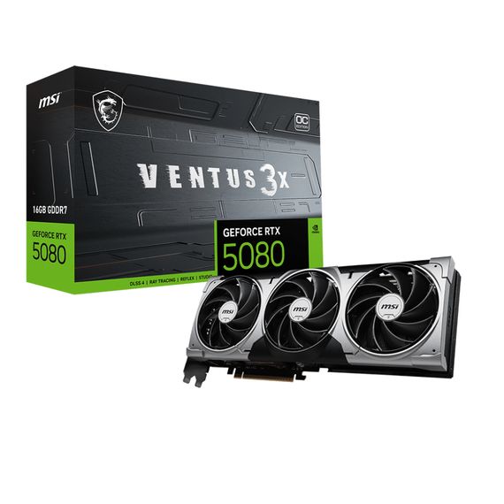 Відеокарта MSI GeForce RTX5080 16GB VENTUS 3X OC (RTX 5080 16G VENTUS 3X OC) | Зображення 6