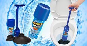 Вантуз для унітазу та каналізаційних труб Plumber's Hero