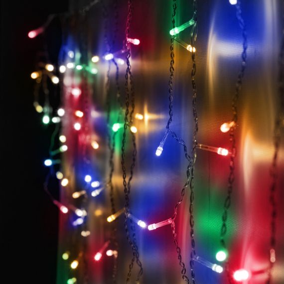 Электрическая гирлянда YES Бахрома 974847 2 м 84 LED мультиколор | Зображення 1