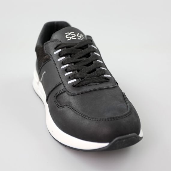 Кросівки чоловічі шкіряні 589523 Чорні 40 41 42 43 44 45 | Зображення 1