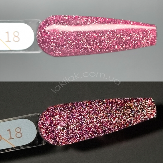 Світловідбивний гель-лак Gelix Disco №18 8мл